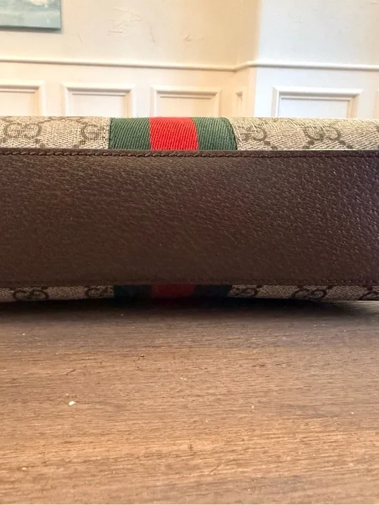 Authentic Gucci Ophidia Dome Small GG Supreme Web Stripe Crossbody - Picture 5 of 13